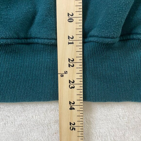 STARTER Philadelphia Eagles Football Black Green Pullover Hoodie Embroidered M - Picture 10 of 12